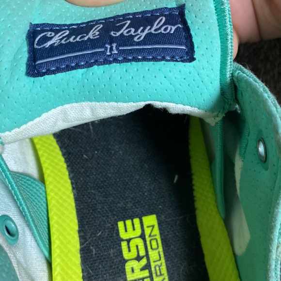 teal converse - Picture 4 of 4